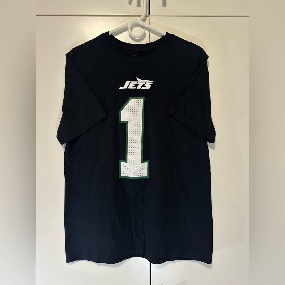 Nike NFL New York Jets Sauce Gardner #1 Black T-Shirt Jersey Men's M